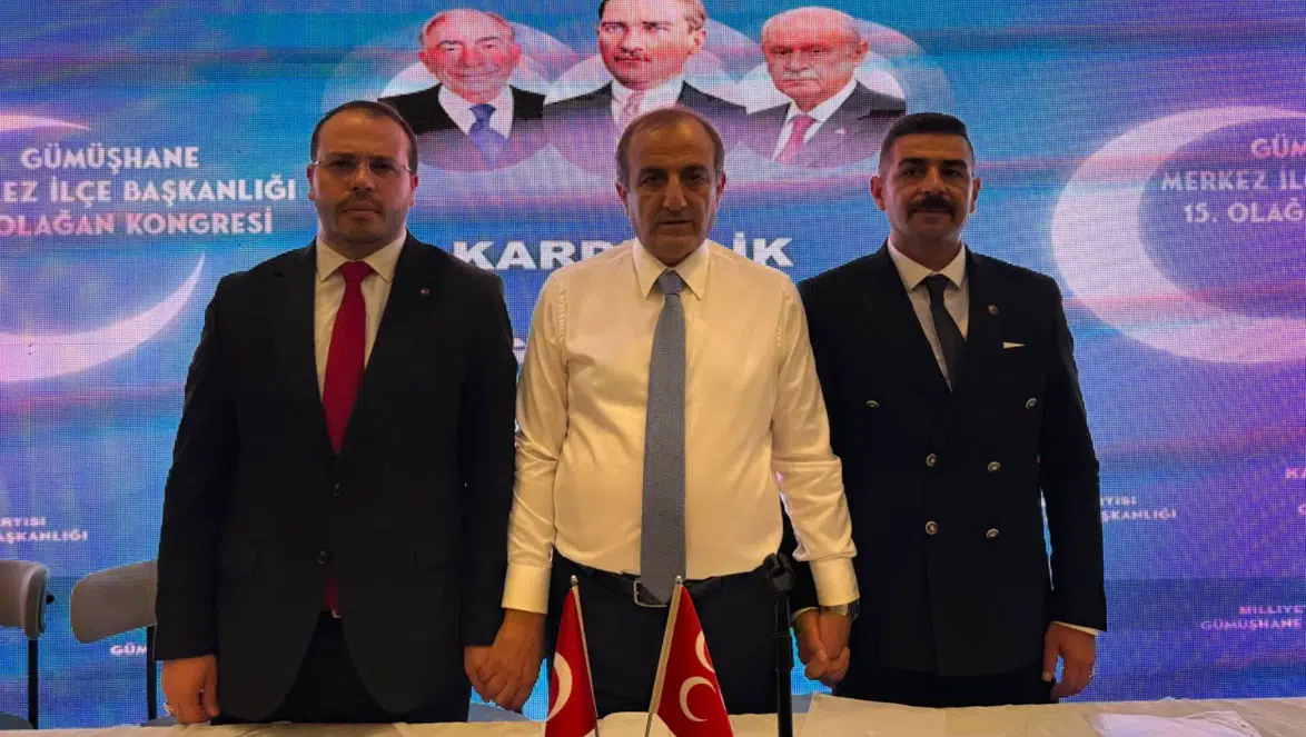 MHP Gümüşhane Merkez İlçe Başkanlığına Şuayip Ramazan Akhan Seçildi