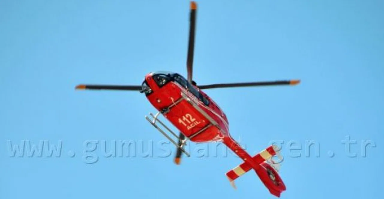 Ambulans helikopter 2,5 yaşındaki Rumeysa için havalandı