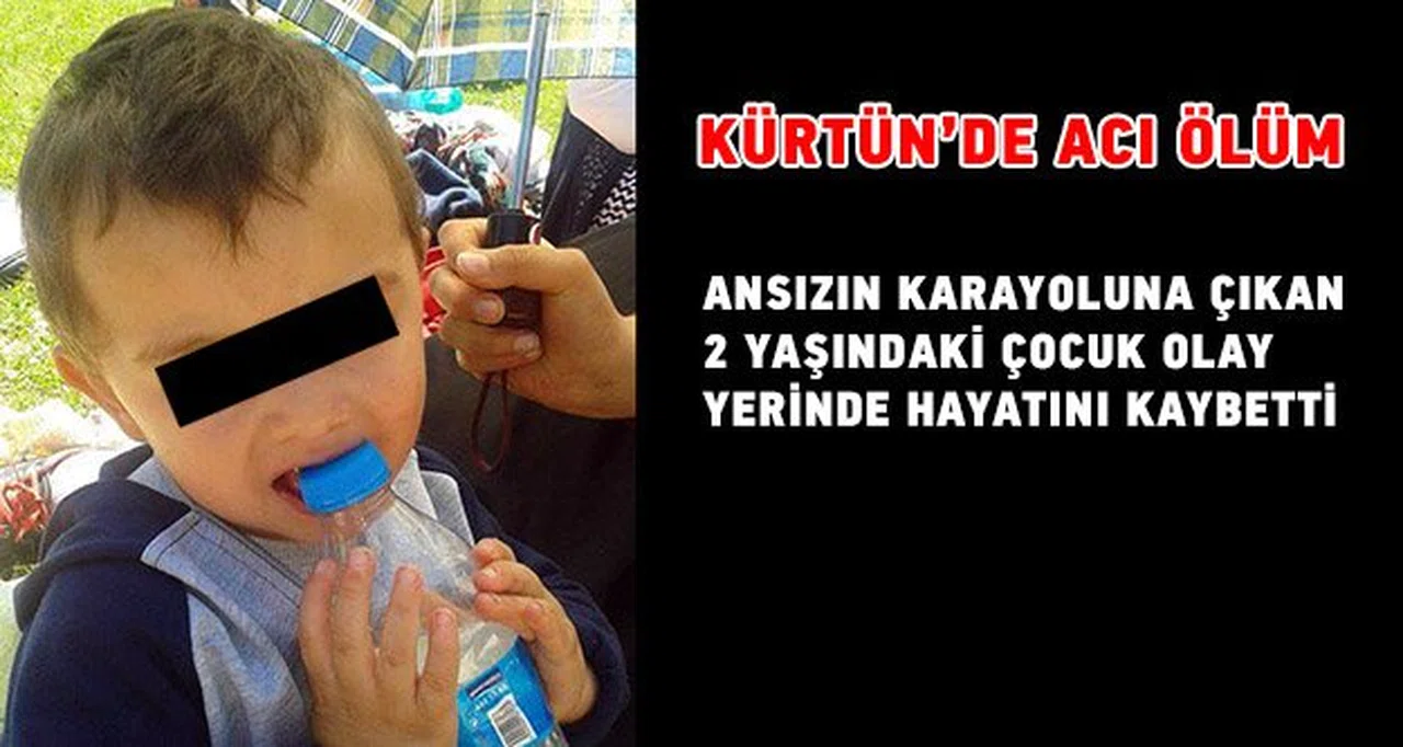 Kürtün’de 2 yaşındaki çocuk feci şekilde can verdi