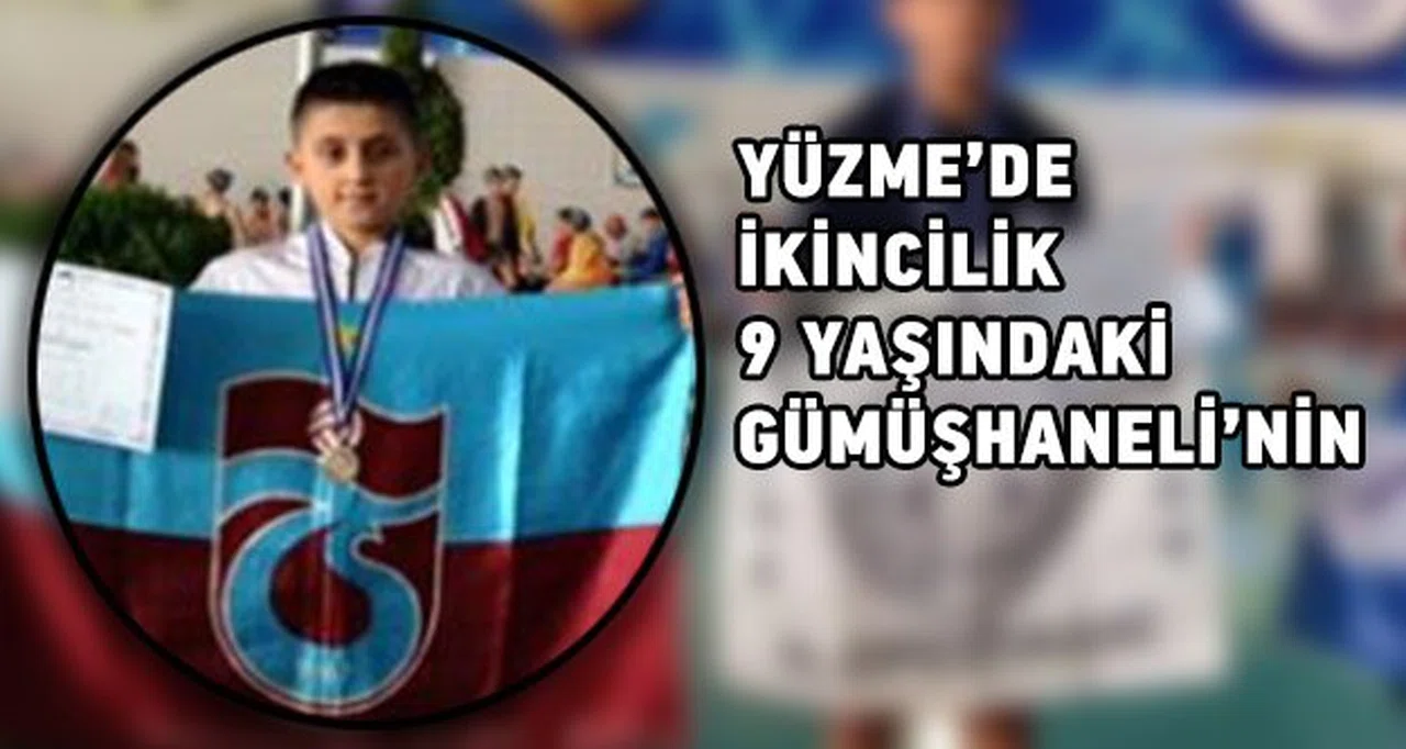 Gümüşhaneli yüzme sporcusu Yunanistan'da ikinci oldu