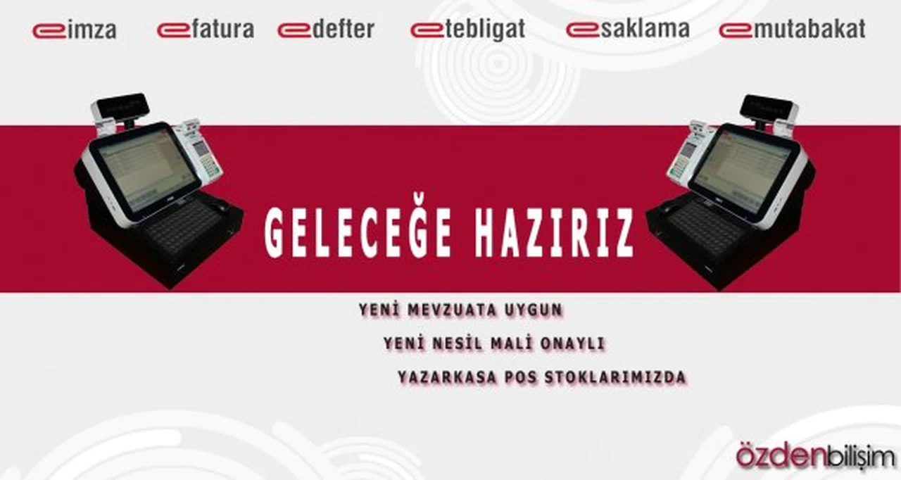 Özden Bilişim, e-İmza, e-Fatura, e-Defter ve e-Tebligat'a hazır