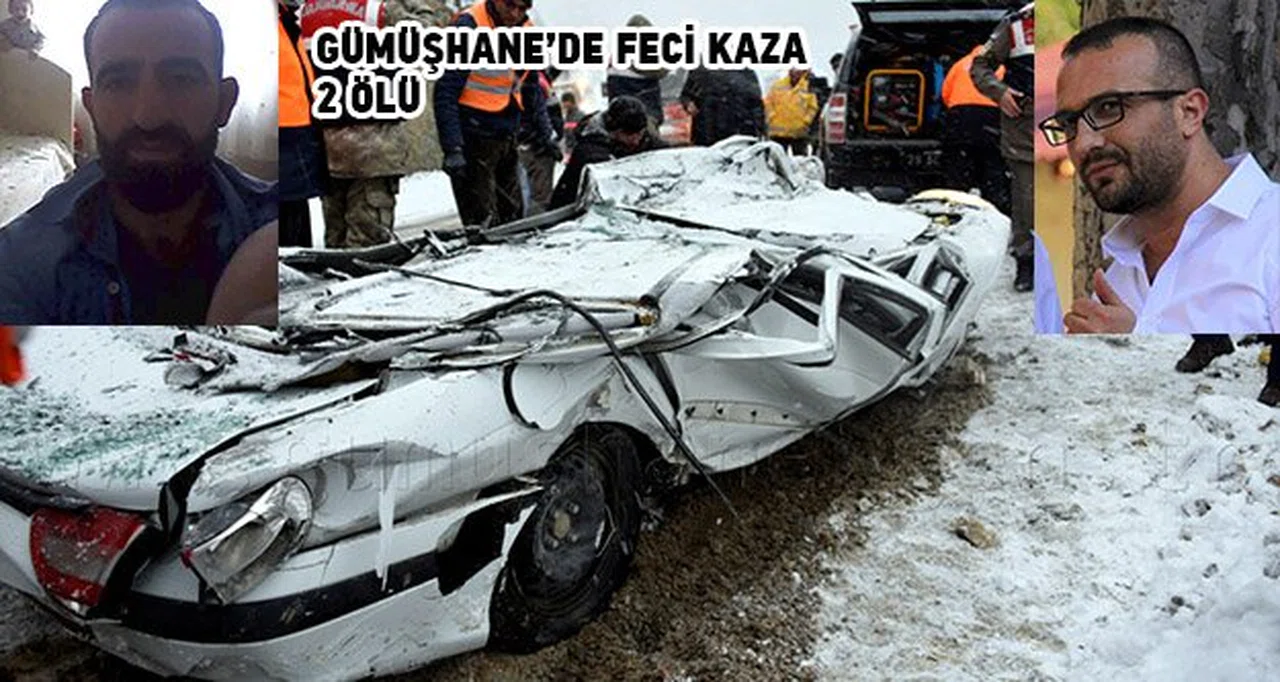 Gümüşhane’de Feci Kaza: 2 Ölü
