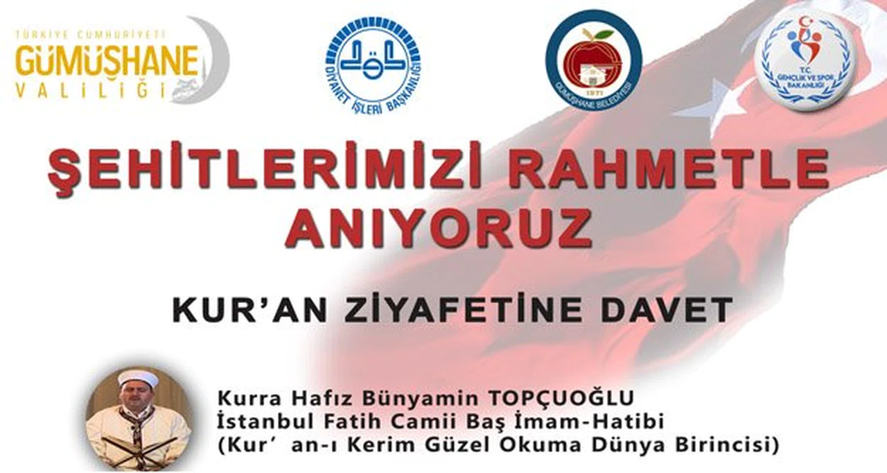 Şehitler ve Akif için Kur’an ziyafeti yapılacak