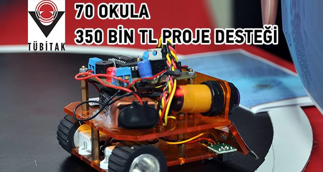 TÜBİTAK’tan 70 okula 350 Bin TL proje desteği