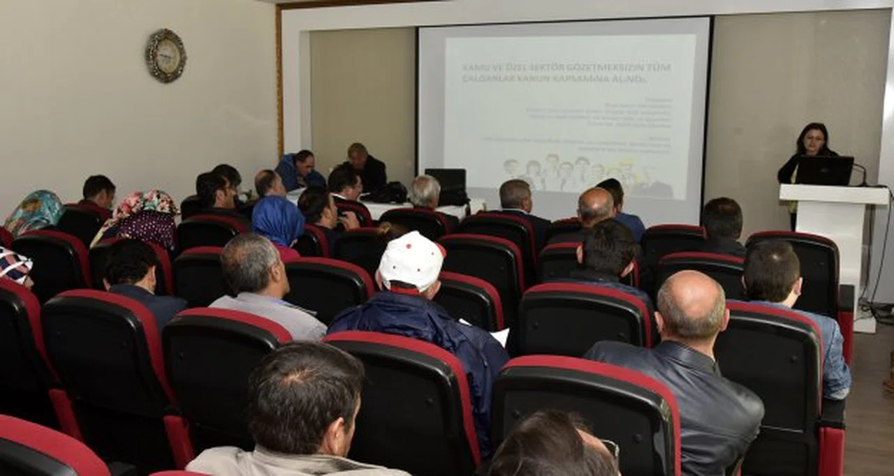 Belediye personeline iş sağlığı ve güvenliği eğitimi