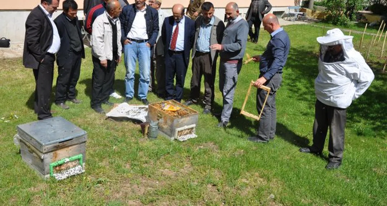 Gümüşhane’de Arı Sütü Üretimi Konulu Uygulamalı Eğitim Yapıldı
