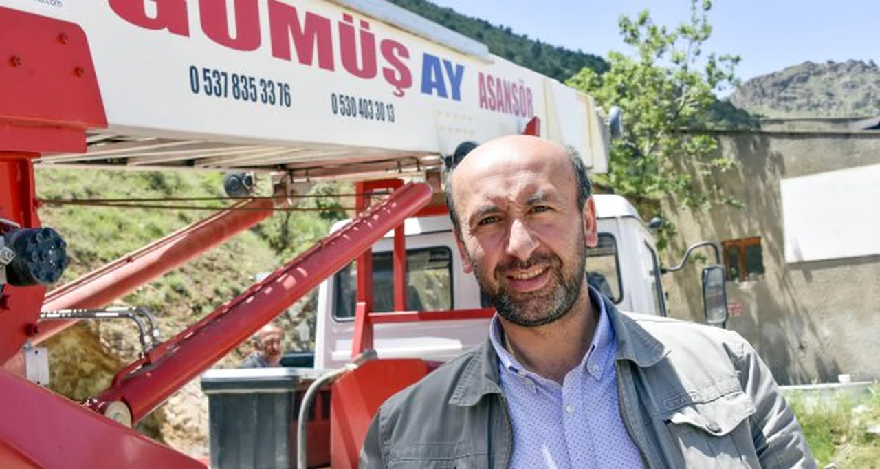 Yüksek katlara eşya ve malzeme taşımak artık çok kolay