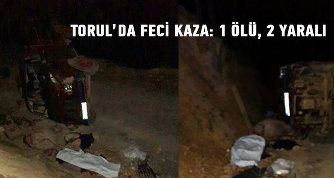 Torul'da trafik kazası: 1 Ölü, 2 Yaralı