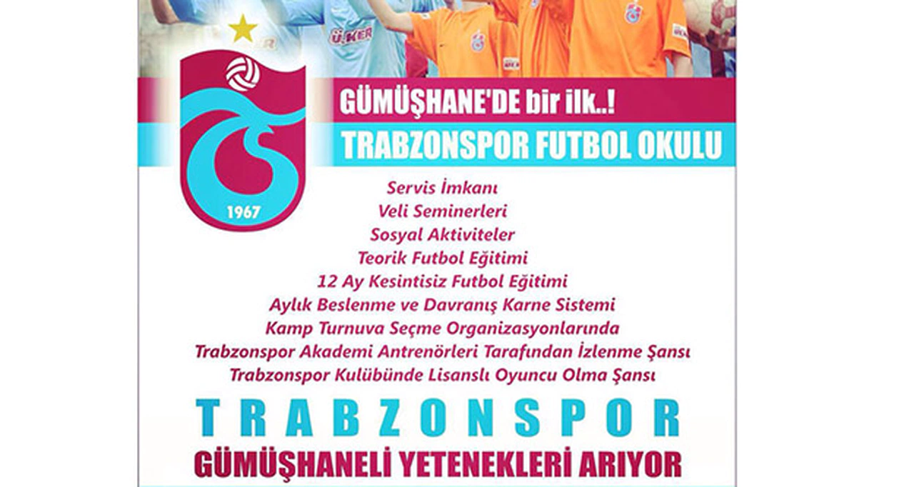 Trabzonspor Gümüşhane’ye futbol okulu açıyor