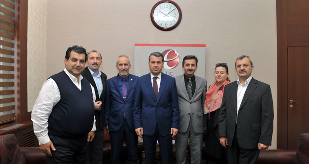 Gümüşhanelilerden Eskişehir Valisi Çelik’e hayırlı olsun ziyareti