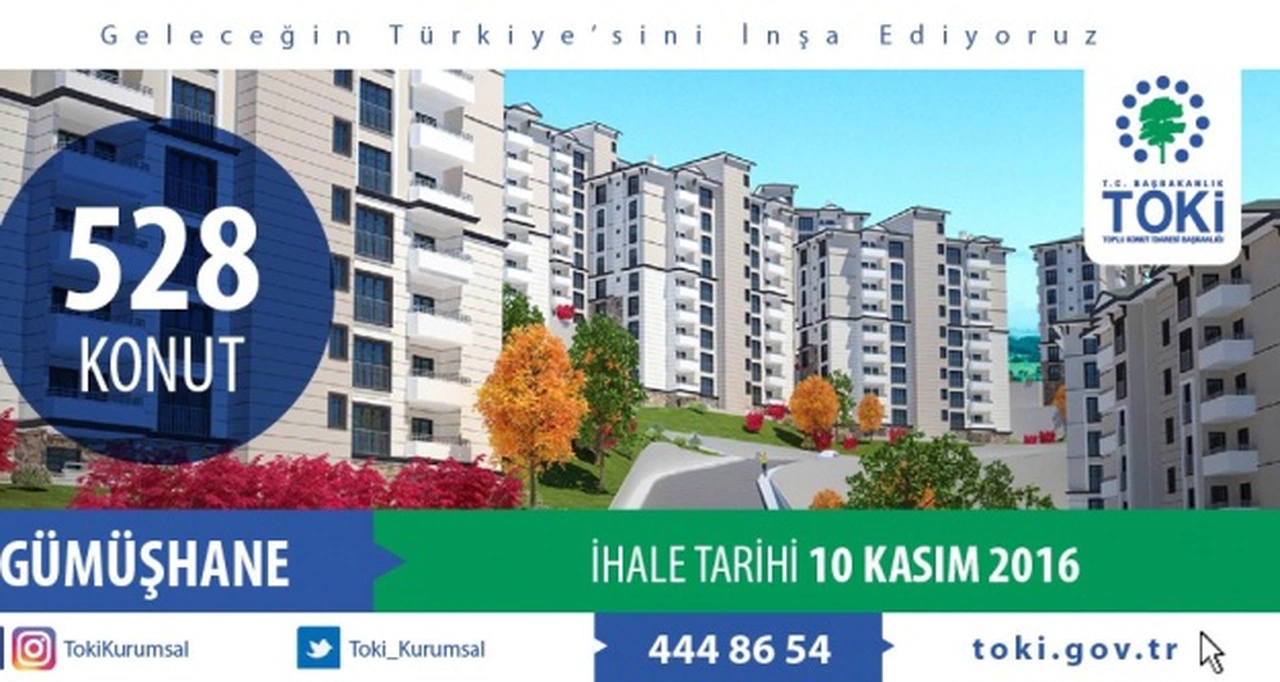 TOKİ 528 konutu ihale etti