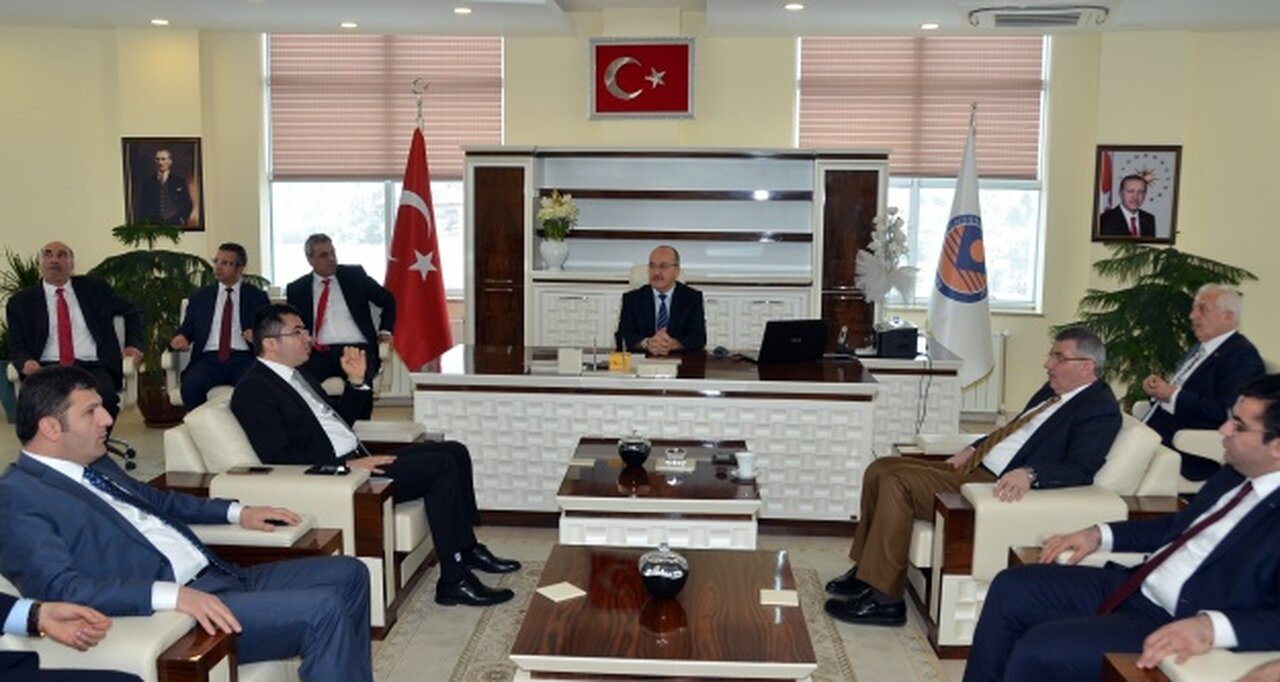 Gümüşhane protokolünden yeni Rektör’e ziyaret