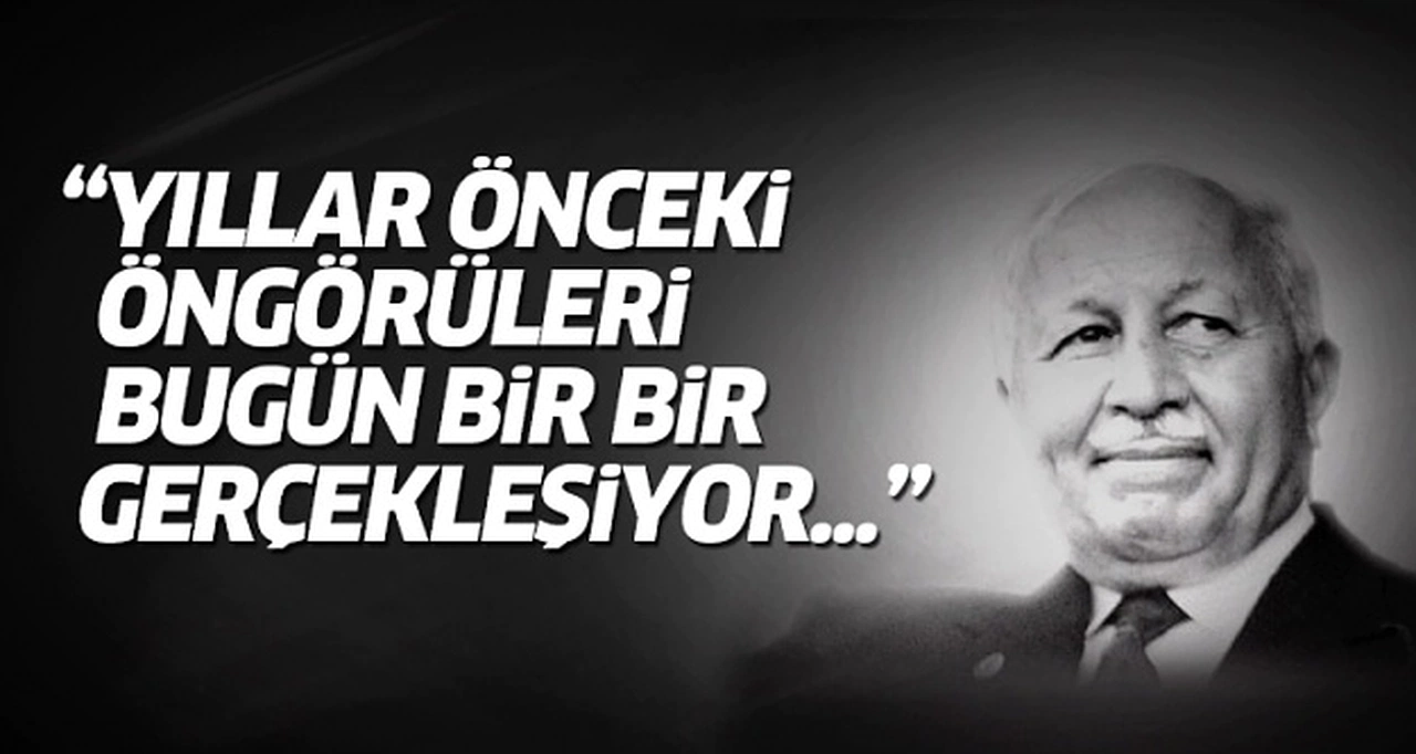 'Erbakan dikkate alınsaydı, bugün böyle olmazdı'