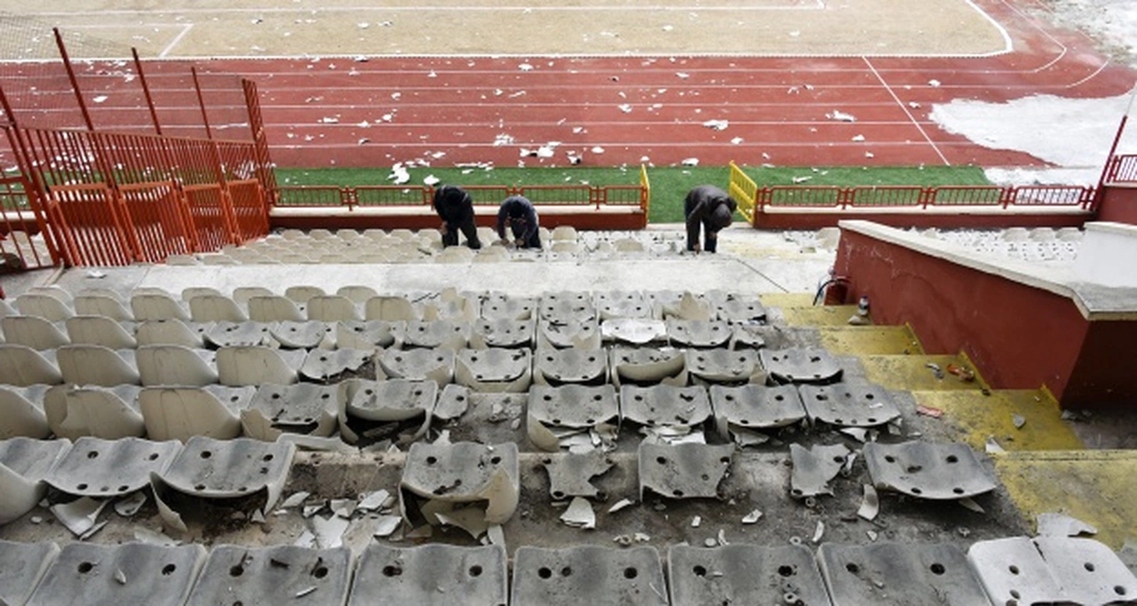 İşte Ankaragücü maçının ardından Yeni Şehir Stadyumunun son hali