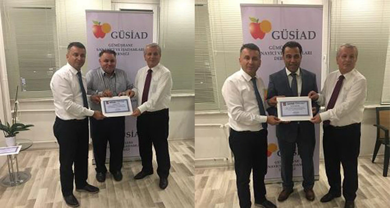 GÜSİAD Eğitim Sektörü Kesler'e, İkram Hizmetleri Sektörü Uçar'a emanet