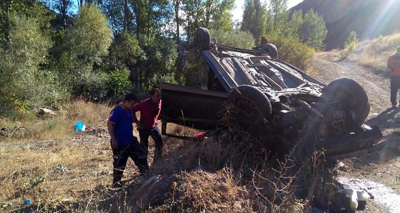Maçka Emniyet Amiri Gümüşhane’de kaza yaptı