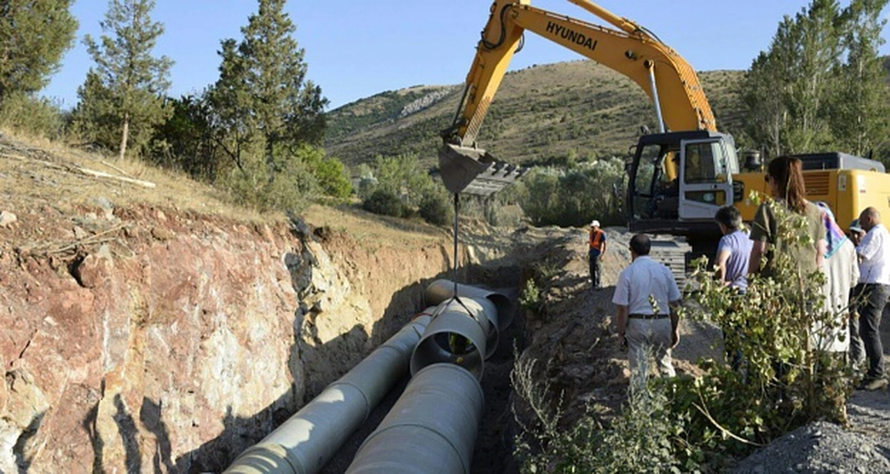 Sadak sulaması ile 62 bin 200 dekar zirai arazi suya kavuşuyor