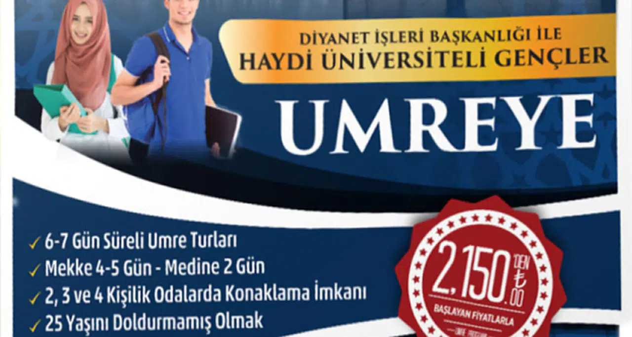 Umre heyecanı başladı
