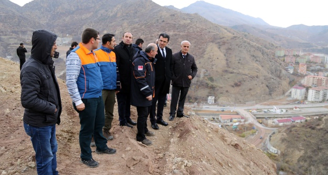 Yeni hastane yolunda çalışmalar devam ediyor