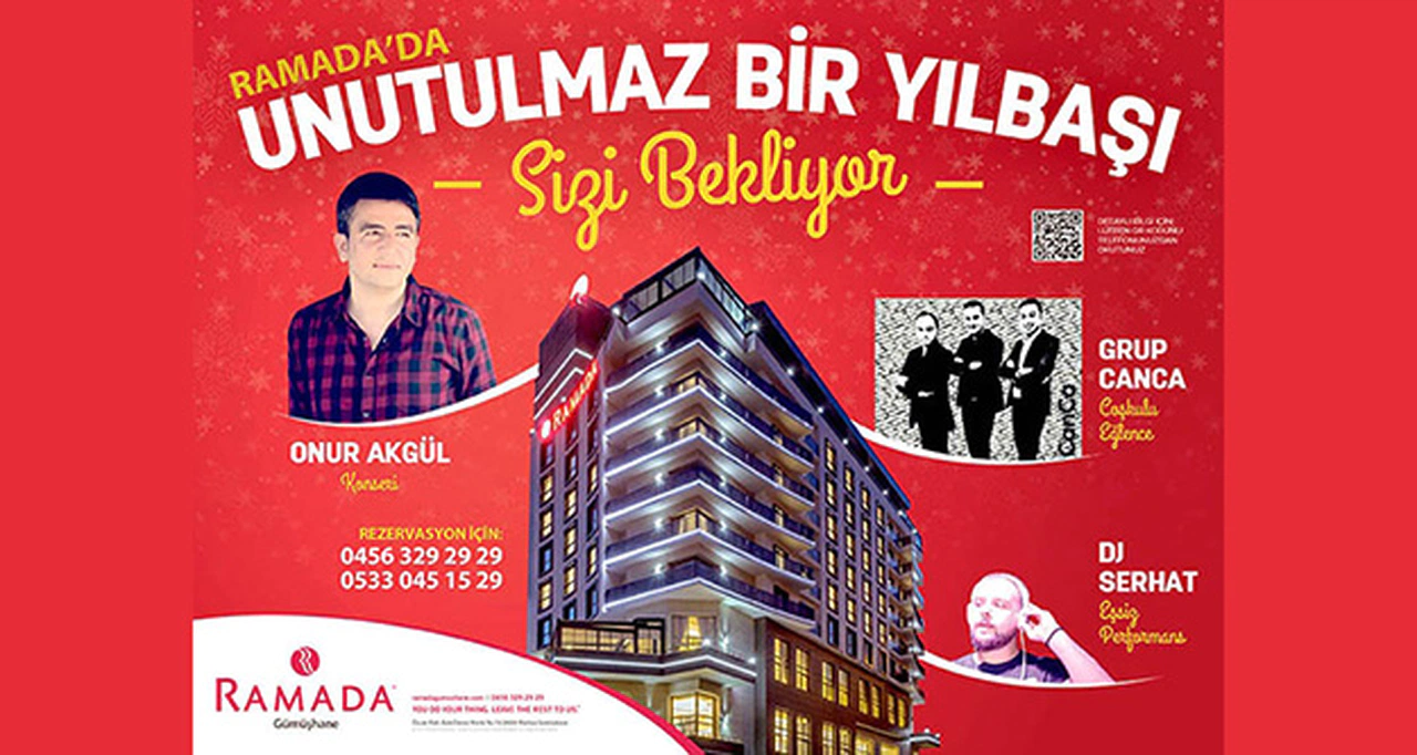 5 yıldızlı yılbaşı eğlencesi Ramada’da