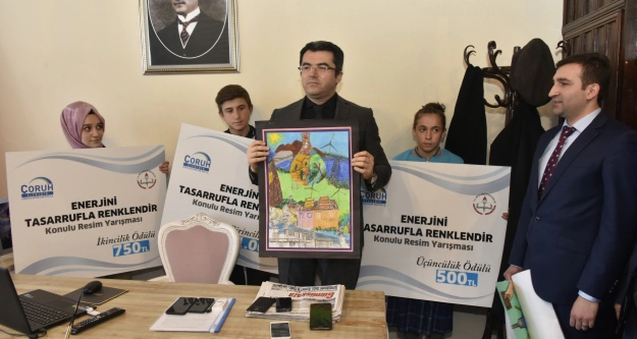 Gümüşhane’de Enerji tasarrufu konulu resim yarışması sonuçlandı