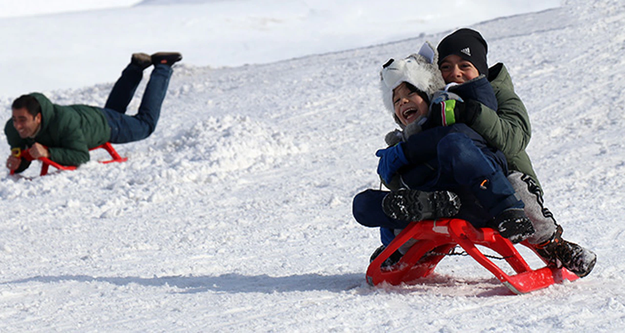 Zigana Dağında çığlık sesleri kahkaha seslerine karıştı