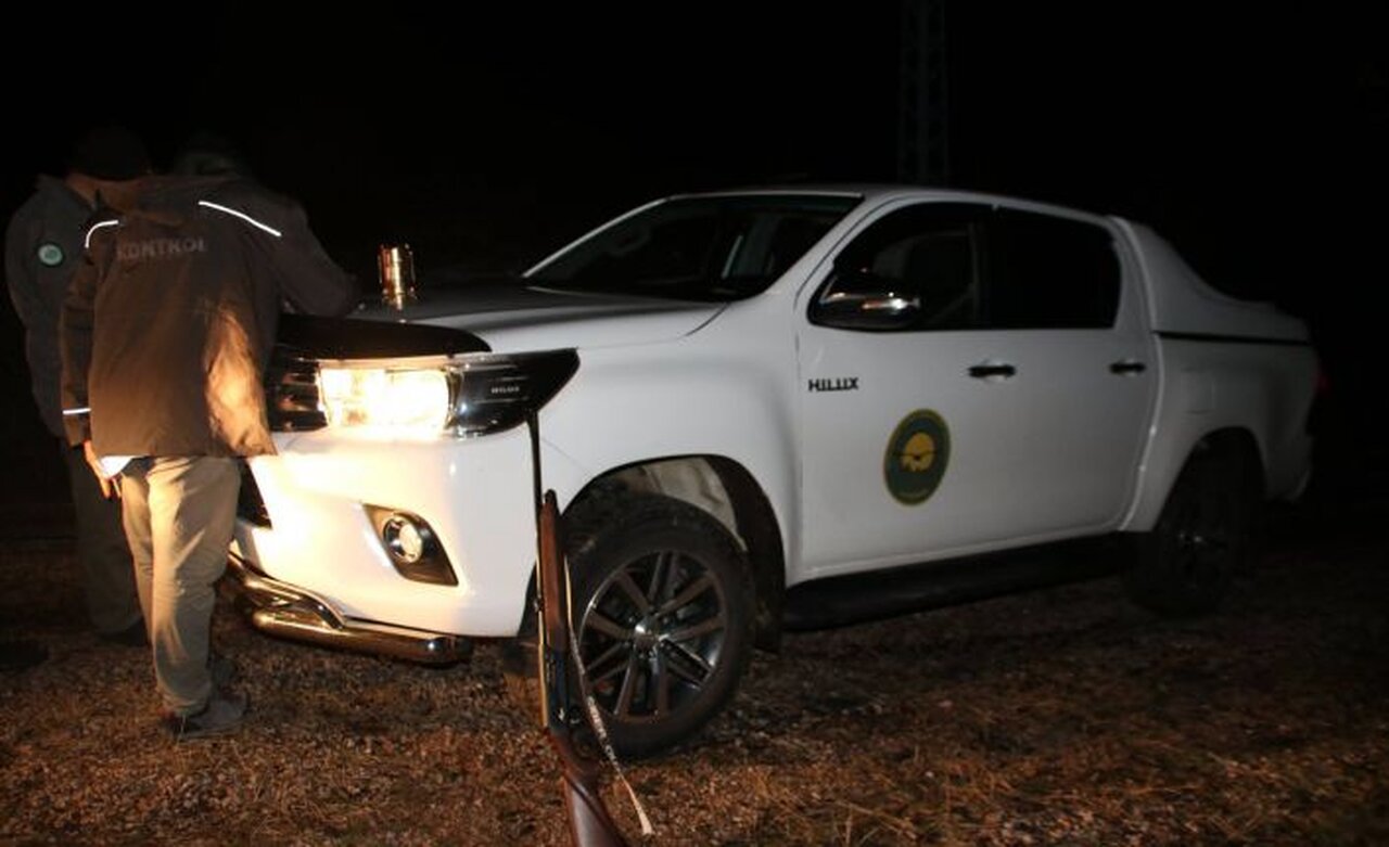 Gümüşhane'de gece 02'de kaçak avcılara suçüstü