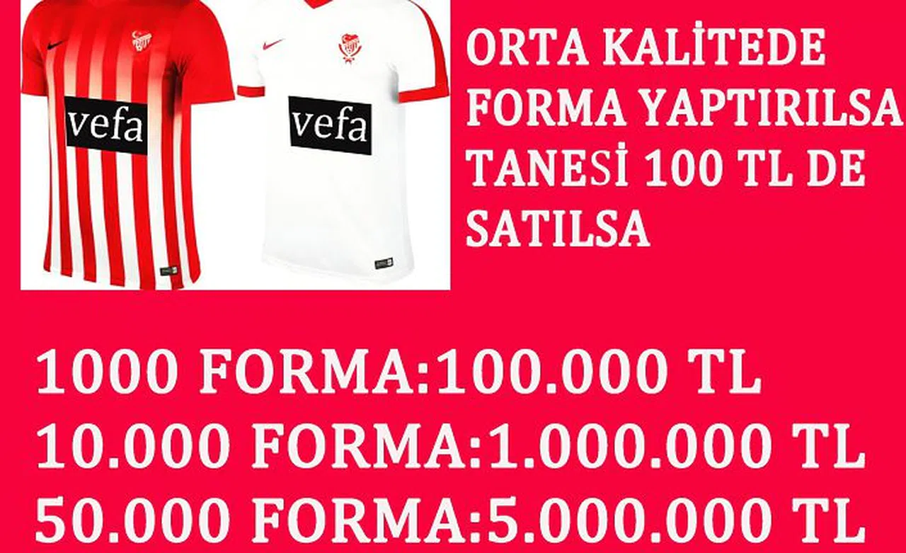 Taraftarlardan forma ile destek önerisi