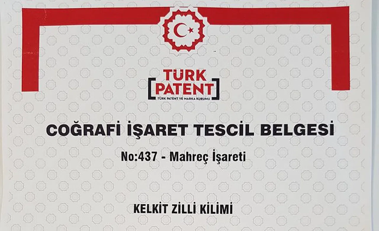 Kelkit Zilli Kilim coğrafi işaret belgesini aldı