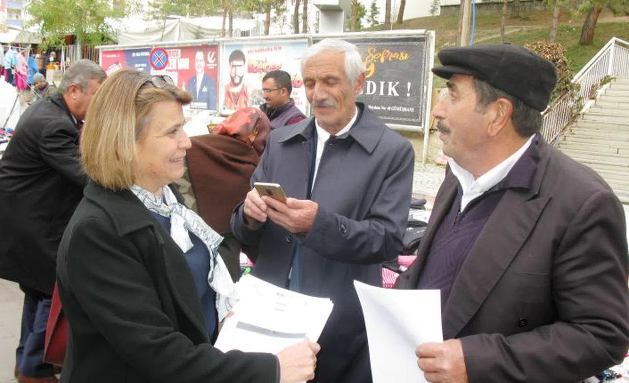 İYİ Parti Gümüşhane teşkilatı kadına şiddete hayır dedi