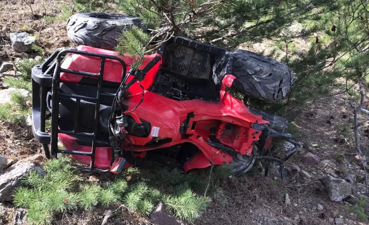 ATV ile gezmek isteyen yaşlı adam kaza yaptı