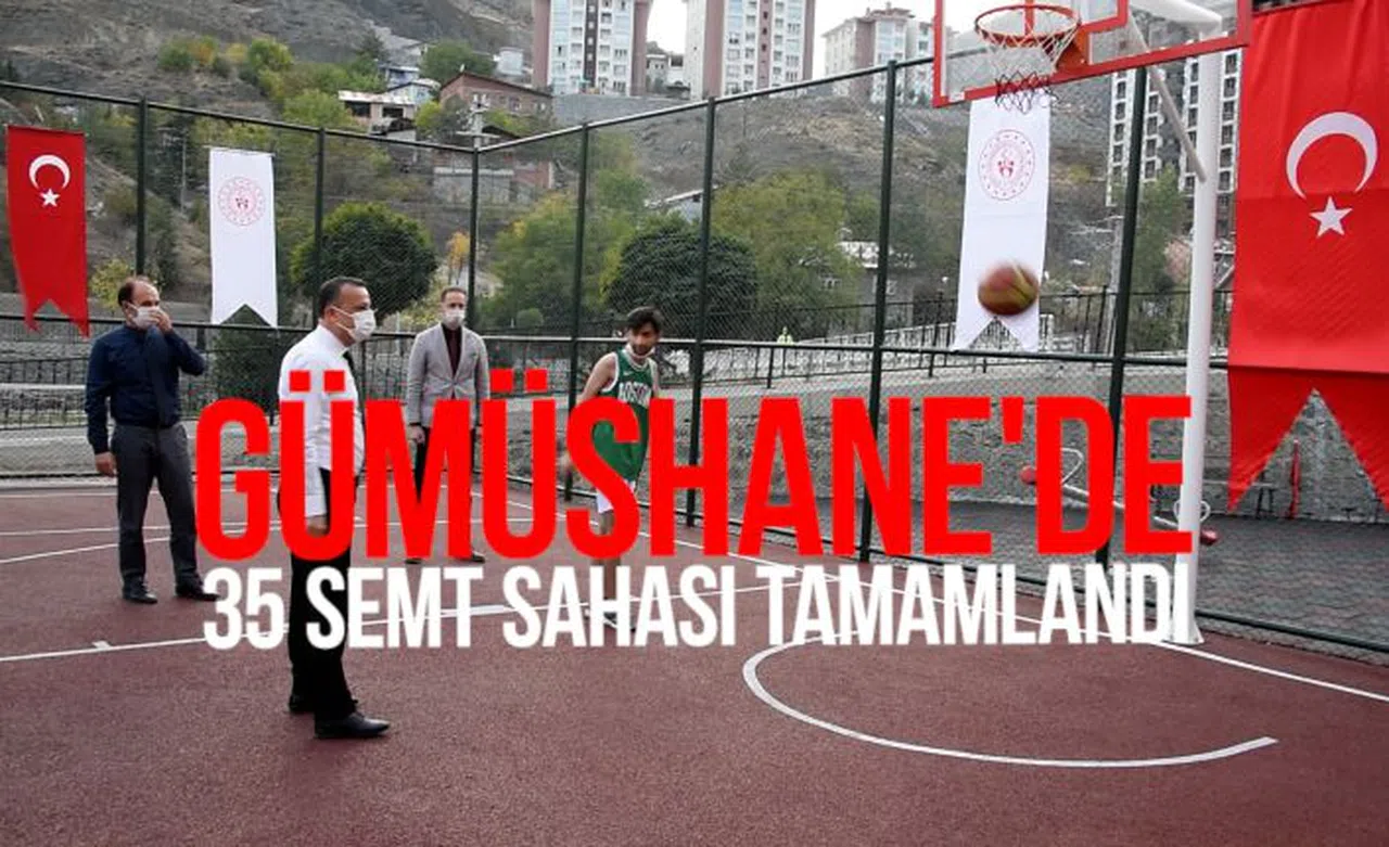 Gümüşhane'de 35 semt sahasının yapımı tamamlandı