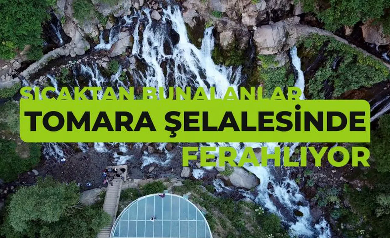 Serinlemek isteyen Tomara Şelalesi’nin yolunu tutuyor