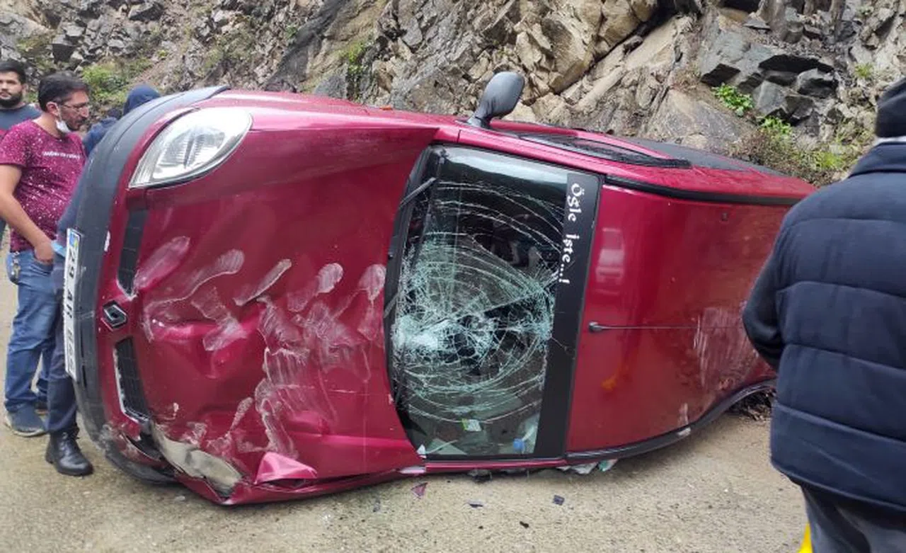 Kürtün’de trafik kazası: 2 yaralı