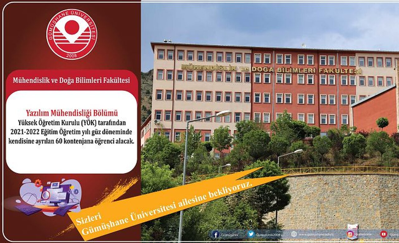 Yazılım Mühendisliği bölümü ilk öğrencilerini alacak