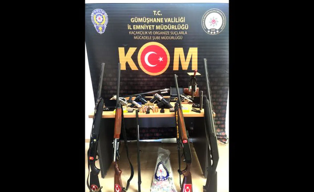 Gümüşhane’de kaçak silah üretimi yapan şahıs yakalandı