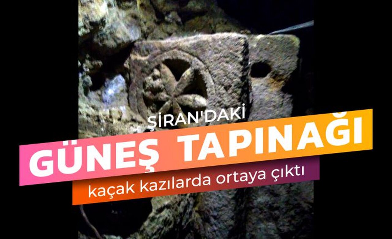 'Güneş Tapınağı' kaçak kazıda ortaya çıktı