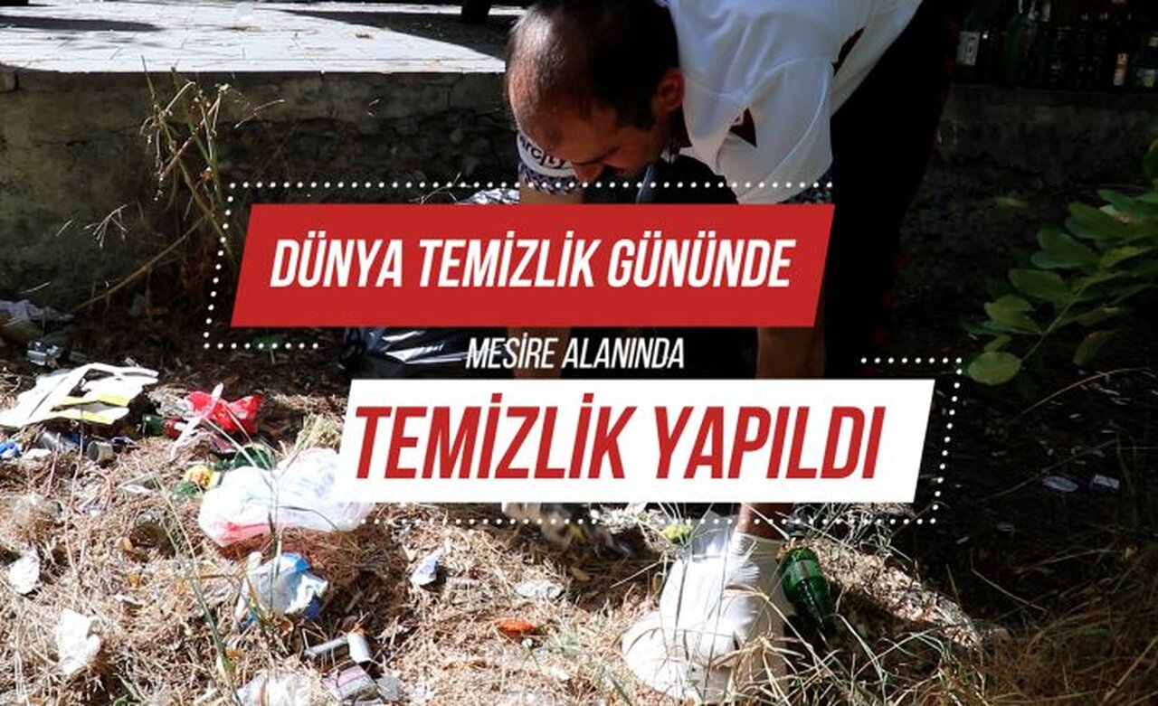 Gümüşhane’de daha temiz bir gelecek için çöp toplandı