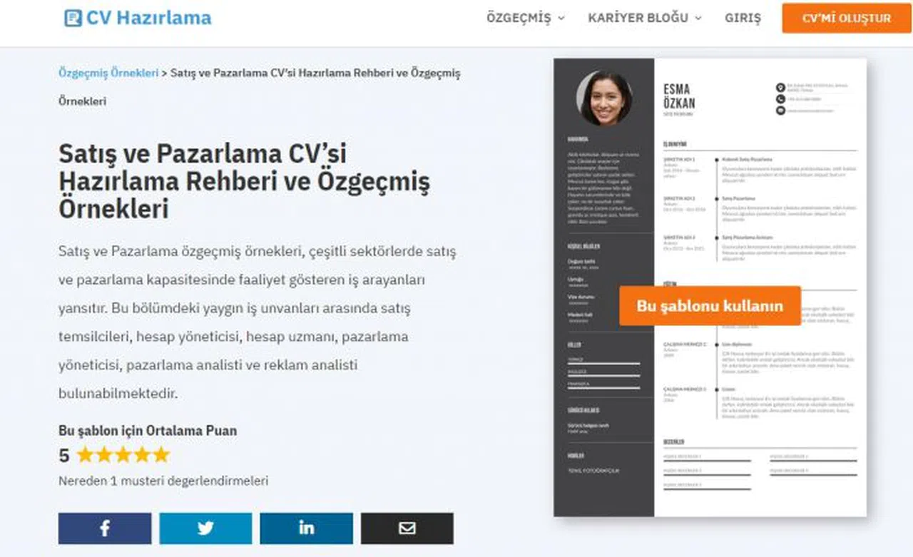 Satış ve Pazarlama İş Başvurusu İçin CV Nasıl Hazırlanır?