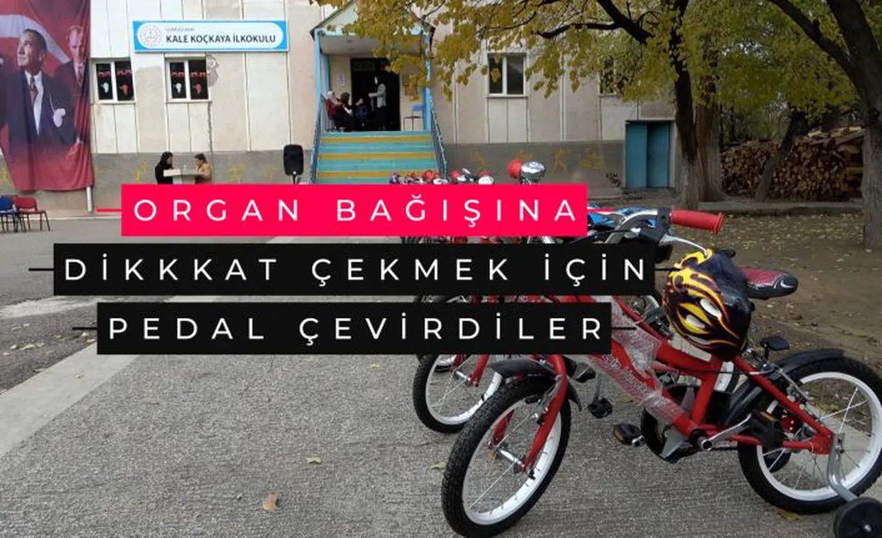 Organ bağışına farkındalık için pedal çevirdiler