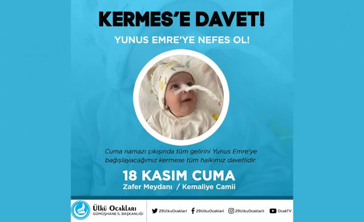 Ülkü Ocakları Yunus Emre için kermes düzenleyecek