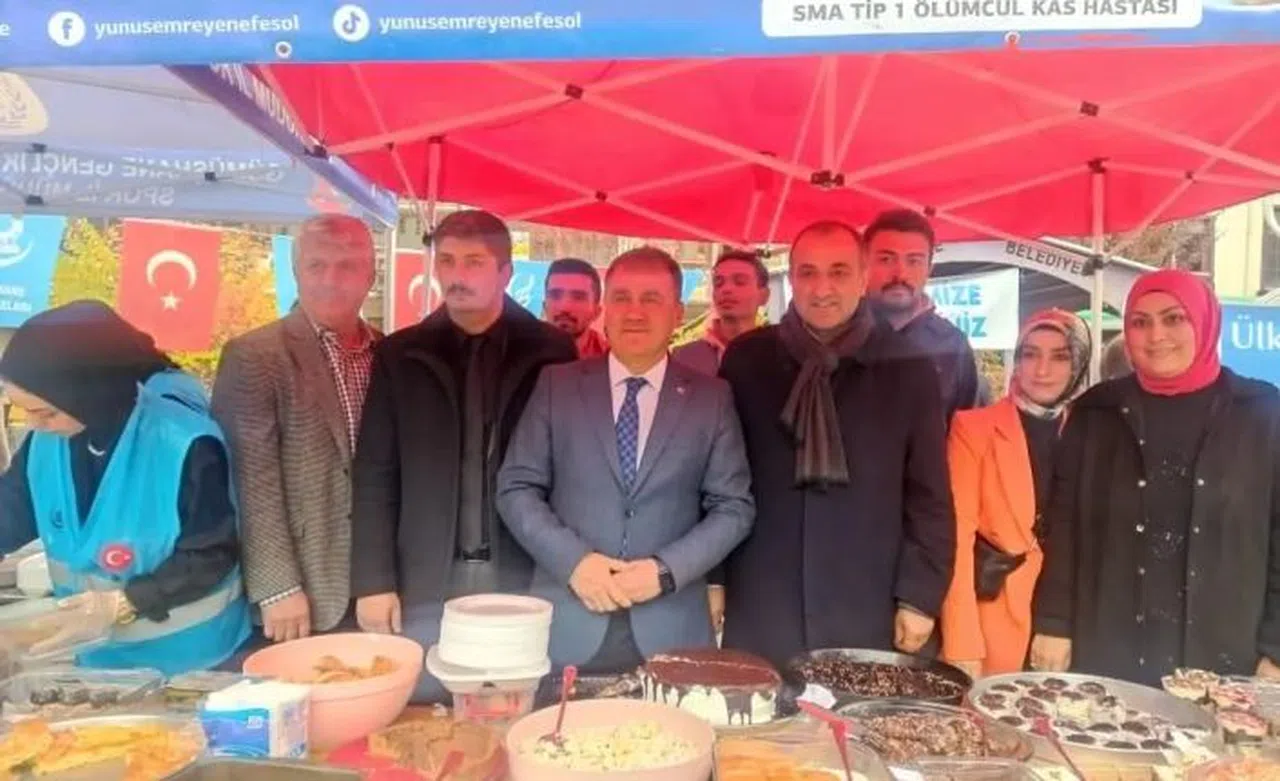 Ülkü Ocaklarından Yunus Emre bebek için kermes