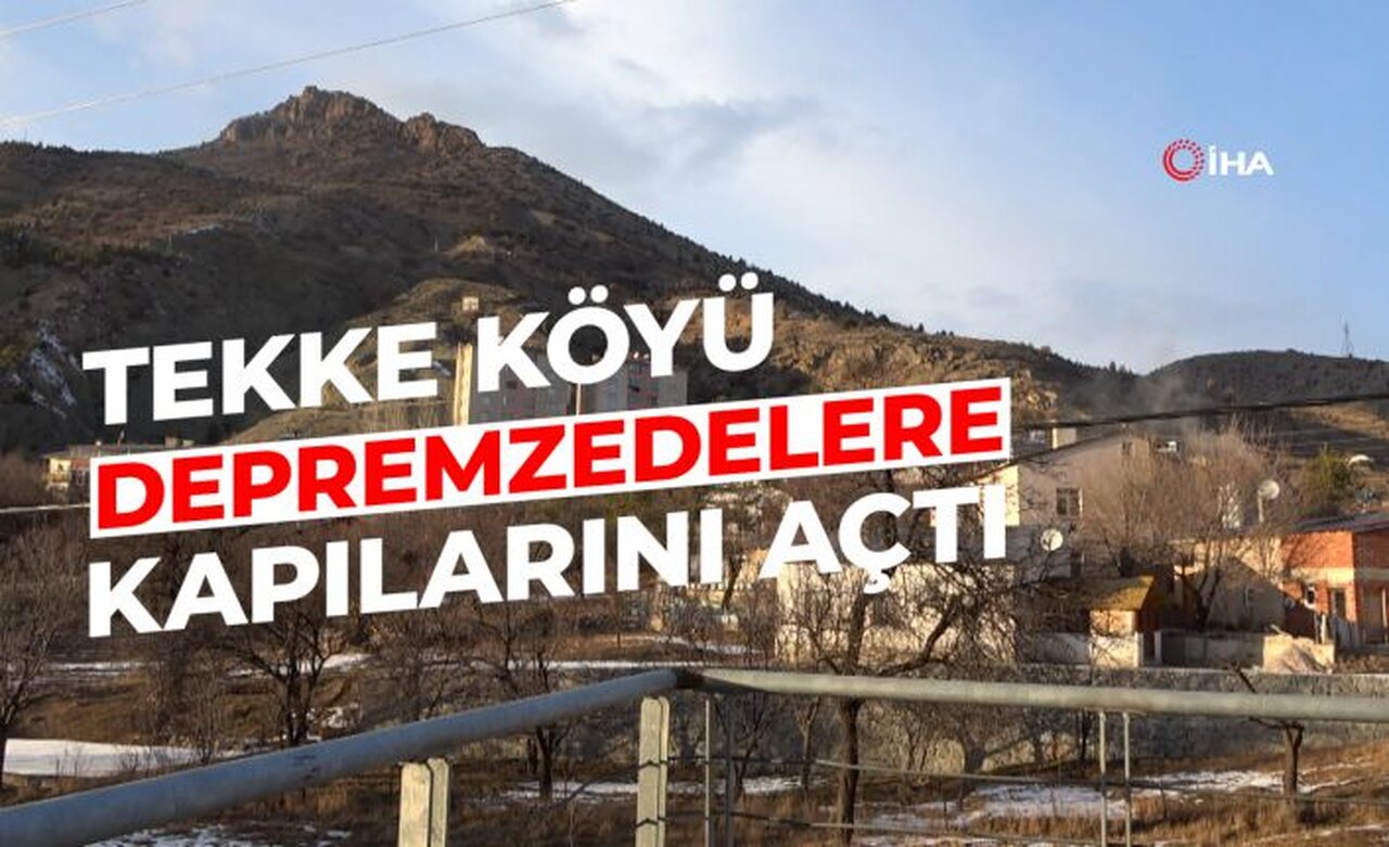 Gümüşhane’de köy halkı 35 depremzedeye kapılarını açtı