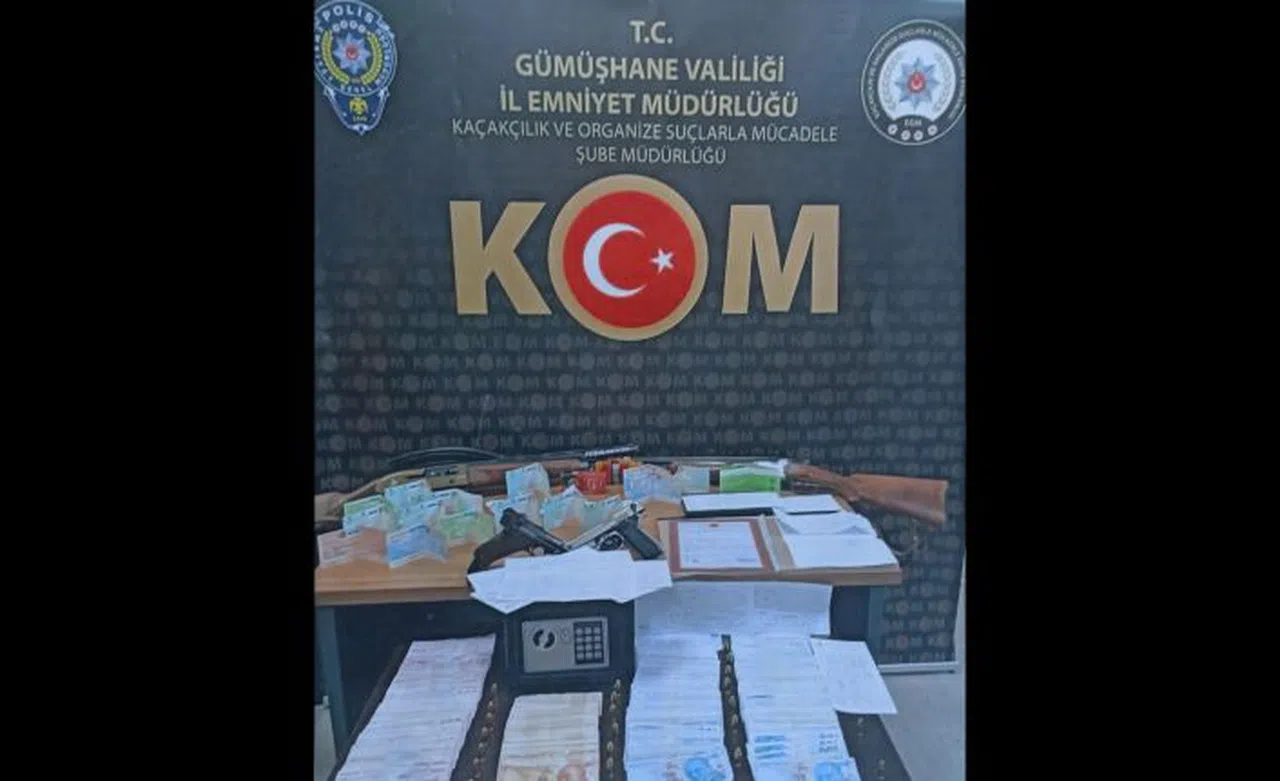 Gümüşhane’deki en büyük tefecilik operasyonunda 23 gözaltı