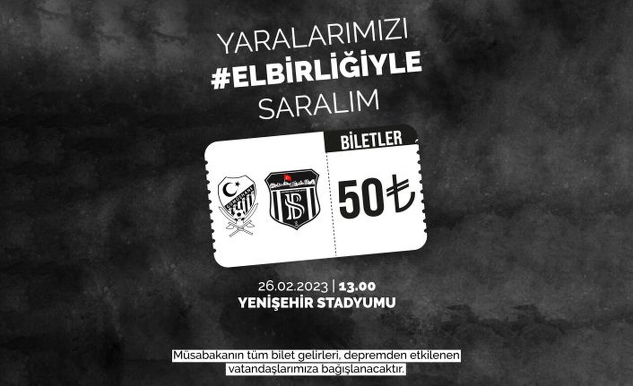 Gümüşhanespor ile Bayburtspor depremzedeler için sahaya çıkıyor