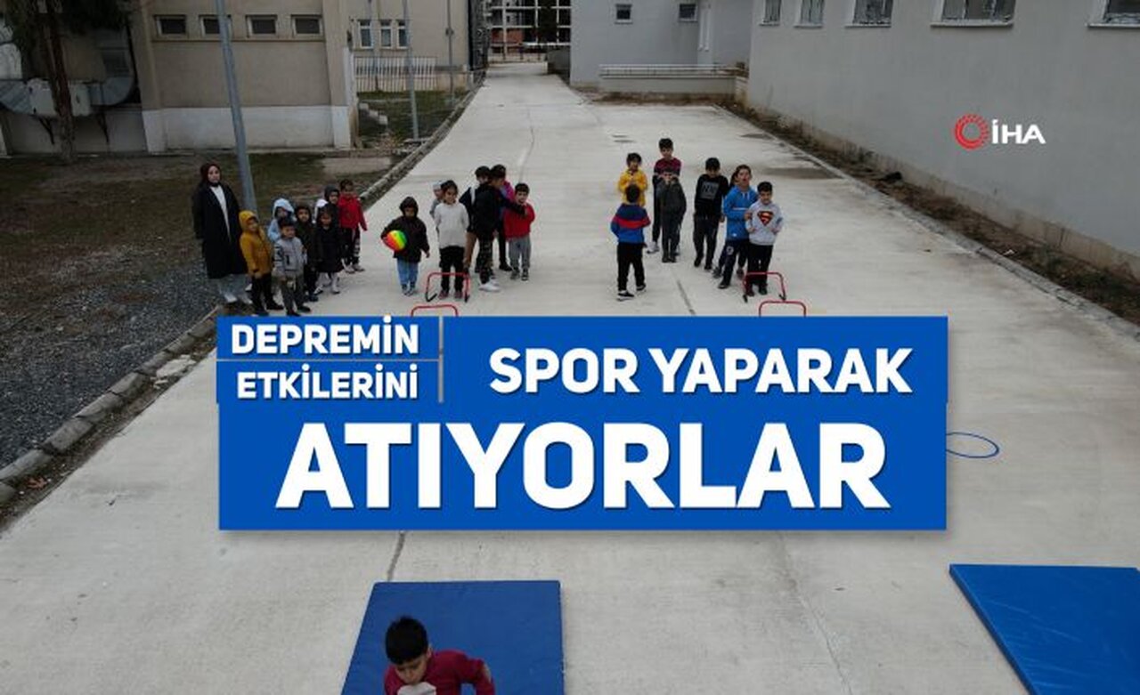 Depremzede çocuklar depremin etkilerini sporla atıyorlar
