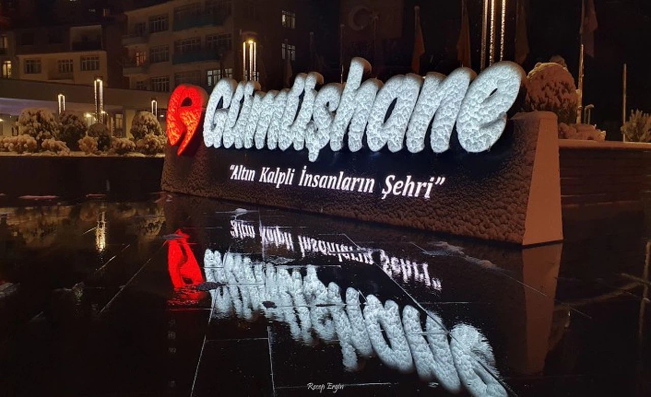 Gümüşhane'de kar yağışı etkili oluyor