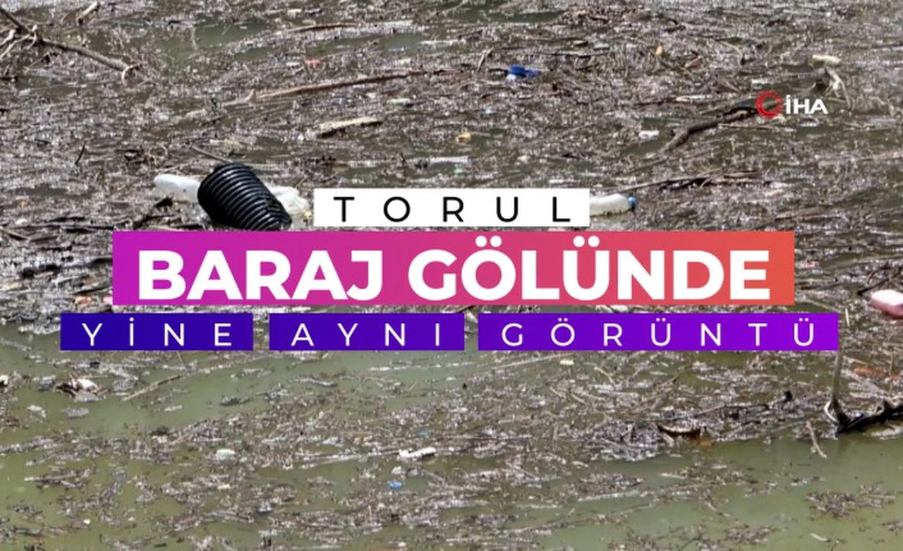 Torul Baraj ‘Çöplüğü’nde yine aynı görüntü!
