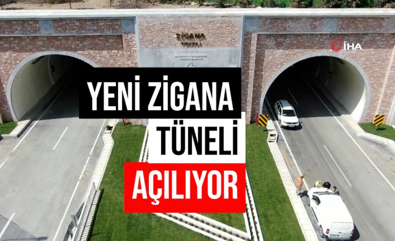 Yeni Zigana Tüneli 3 Mayıs'ta hizmete giriyor