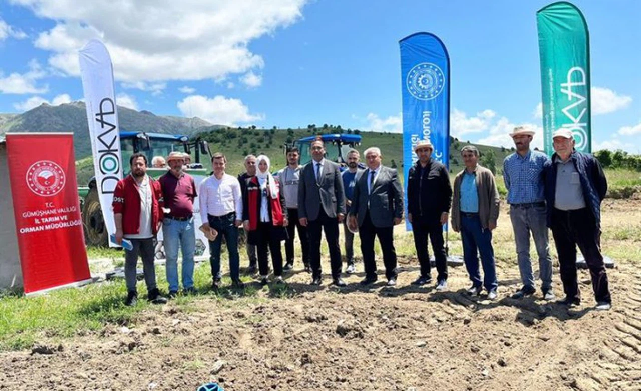 Gümüşhane’de karabuğday ekimi yapıldı